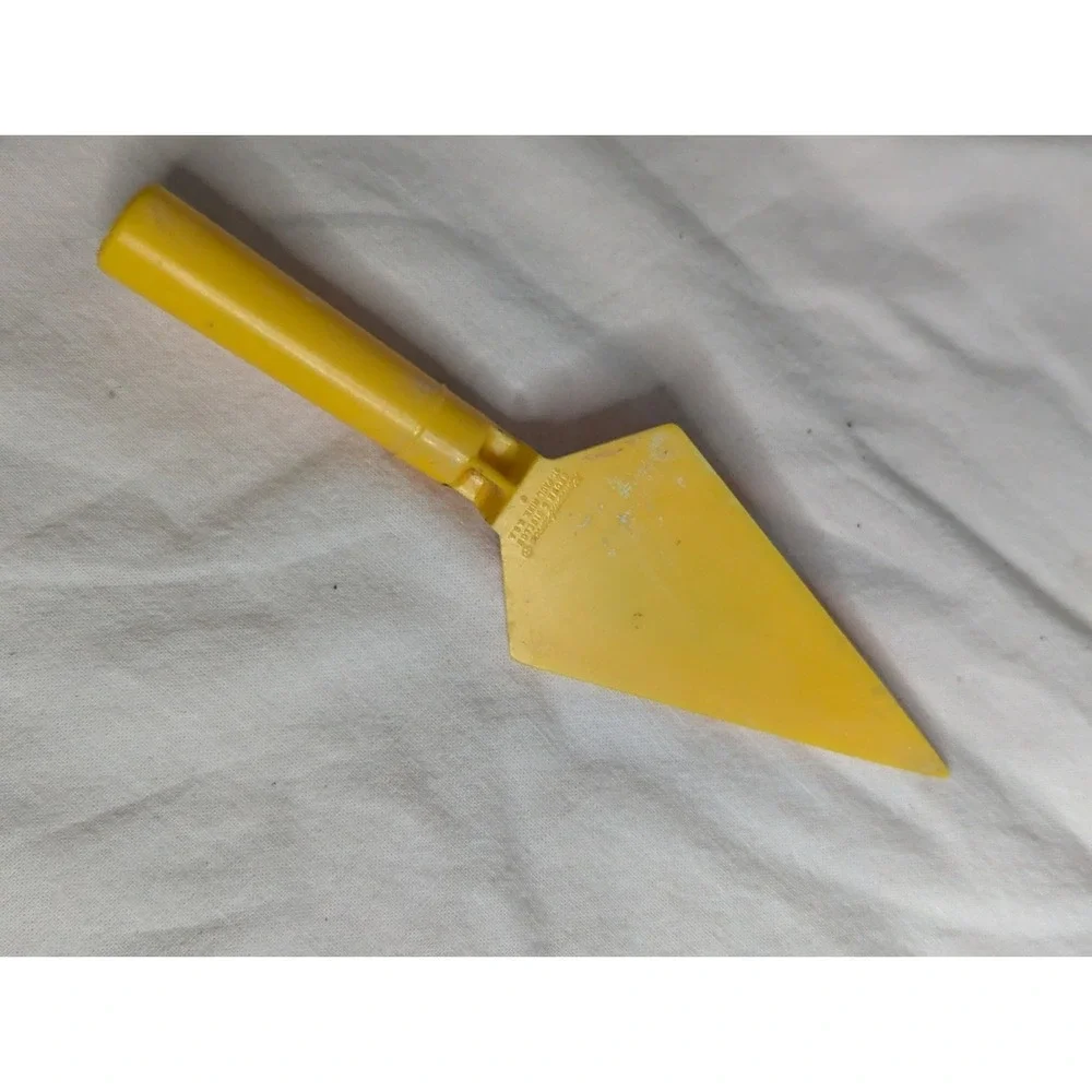 Vintage Sakrete cement mix‎ trowel shape LETTER OPENER remembrance Brown Bigelow